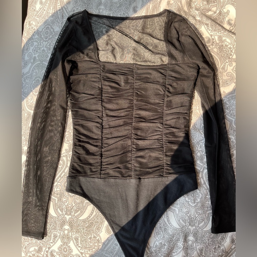 Mesh Abercrombie Bodysuit
